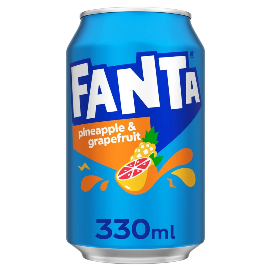FANTA PINEAPPLE Grapefruit GB ENG 330mi 24 Ae product image at MK Punjabi Sweets UK