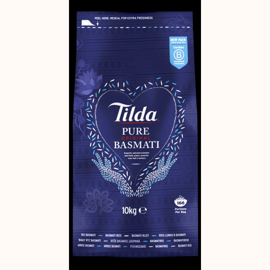 Tilda Pure Original Basmati Rice 10kg product image at MK Punjabi Sweets UK