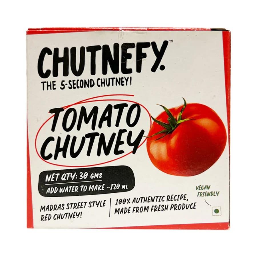 Chutnefy Tomato Chutney 30g product image at MK Punjabi Sweets UK
