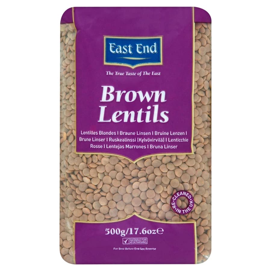 ED Brown Lentils 1 Kg product image at MK Punjabi Sweets UK