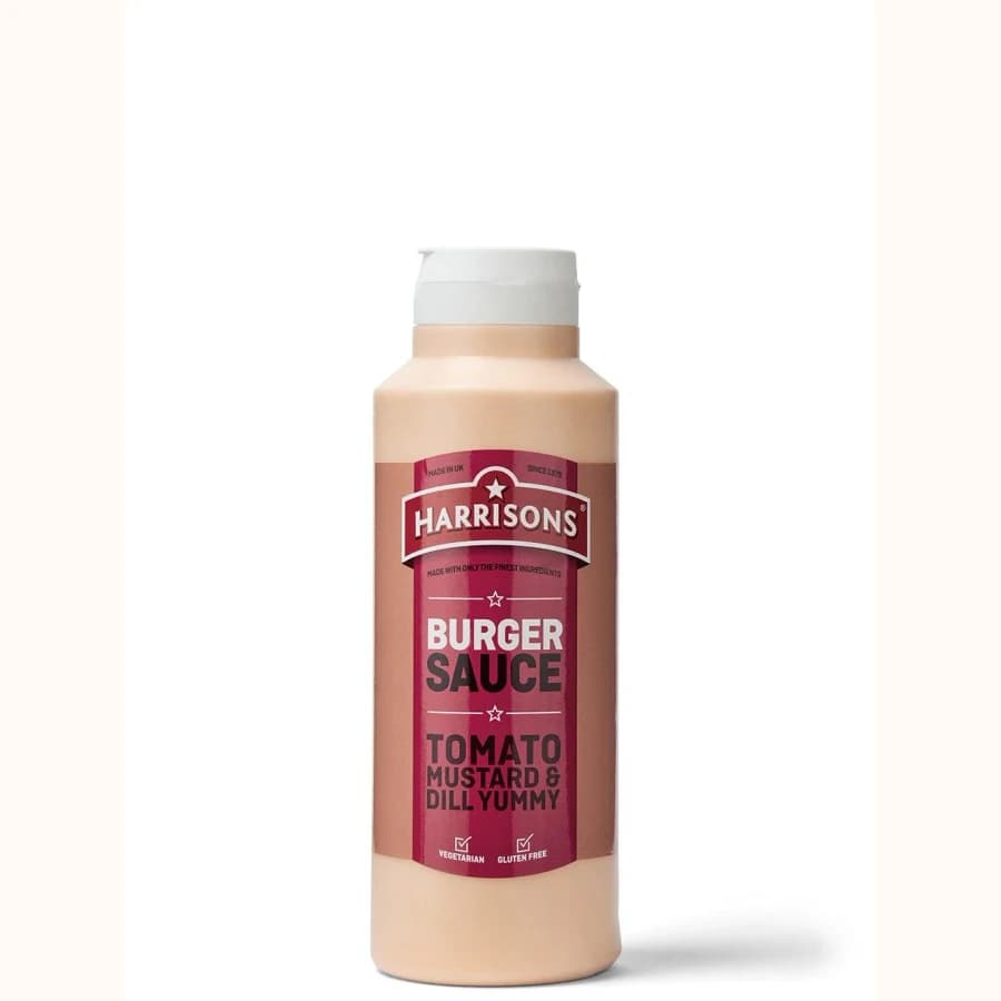 HARRISONS BURGER SAUCE Al product image at MK Punjabi Sweets UK