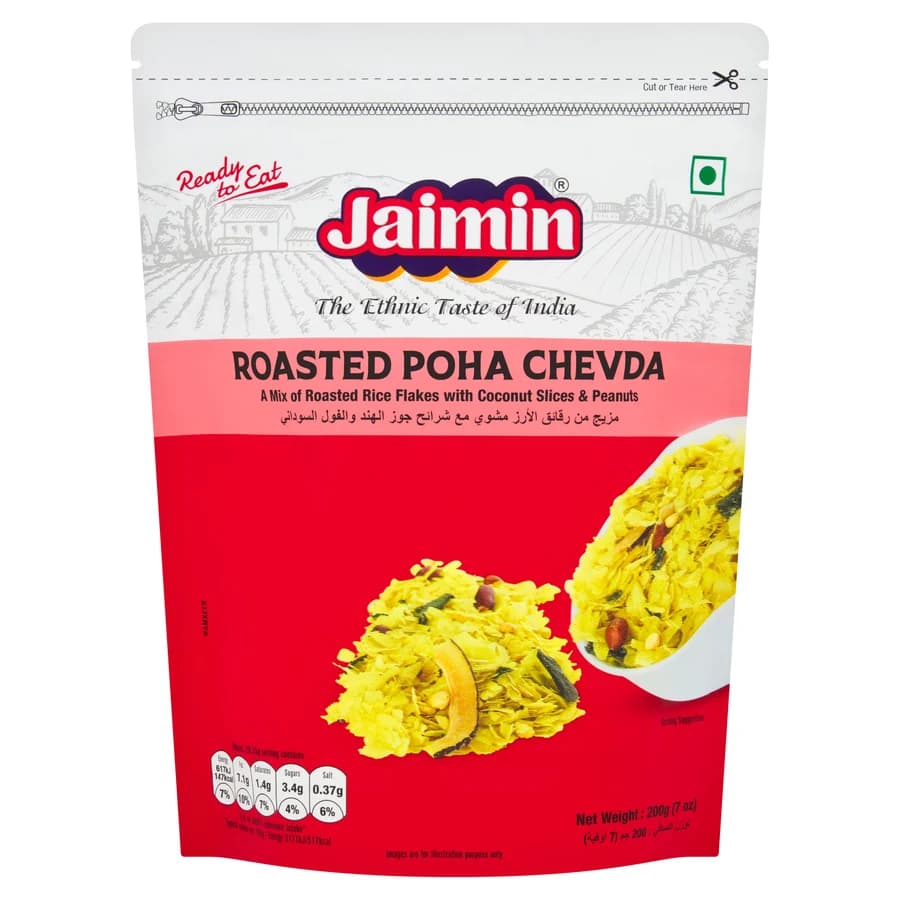 JAIMIN POHA 100g product image at MK Punjabi Sweets UK