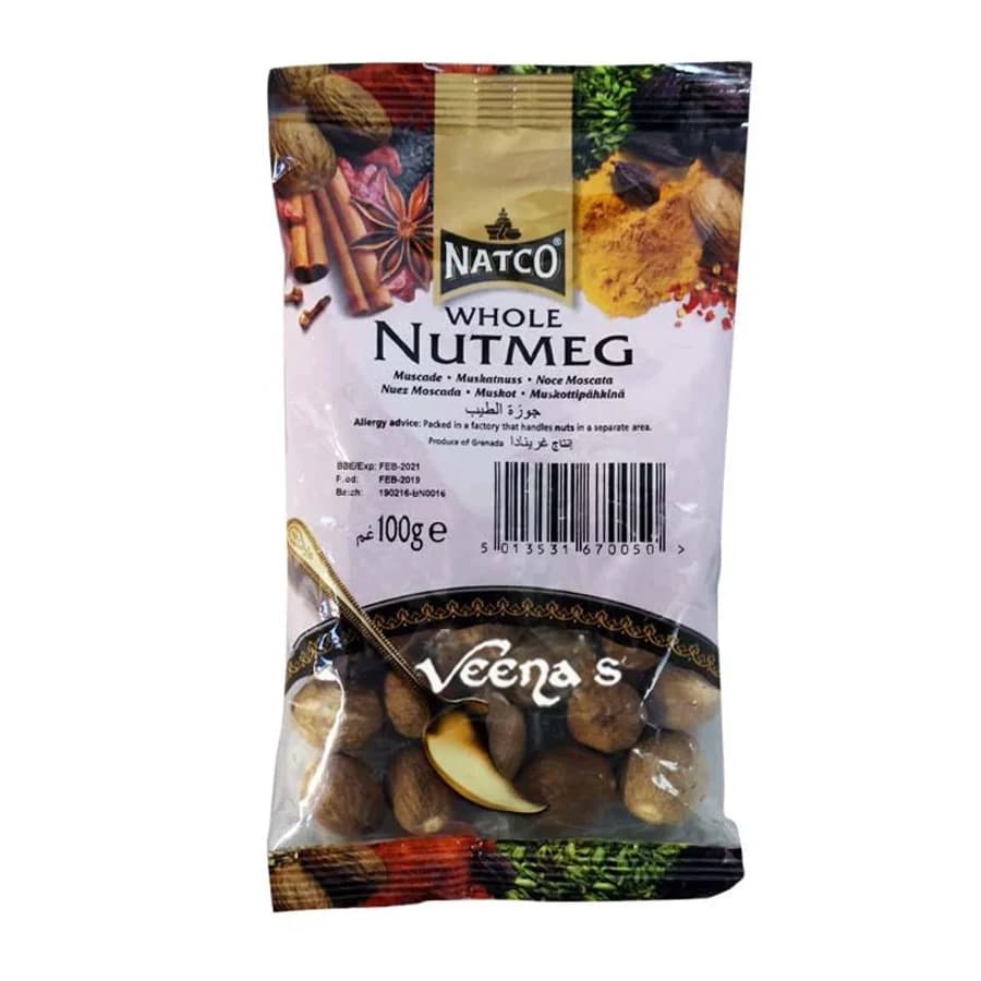 NATCO NUTMEG WHOLE product image at MK Punjabi Sweets UK