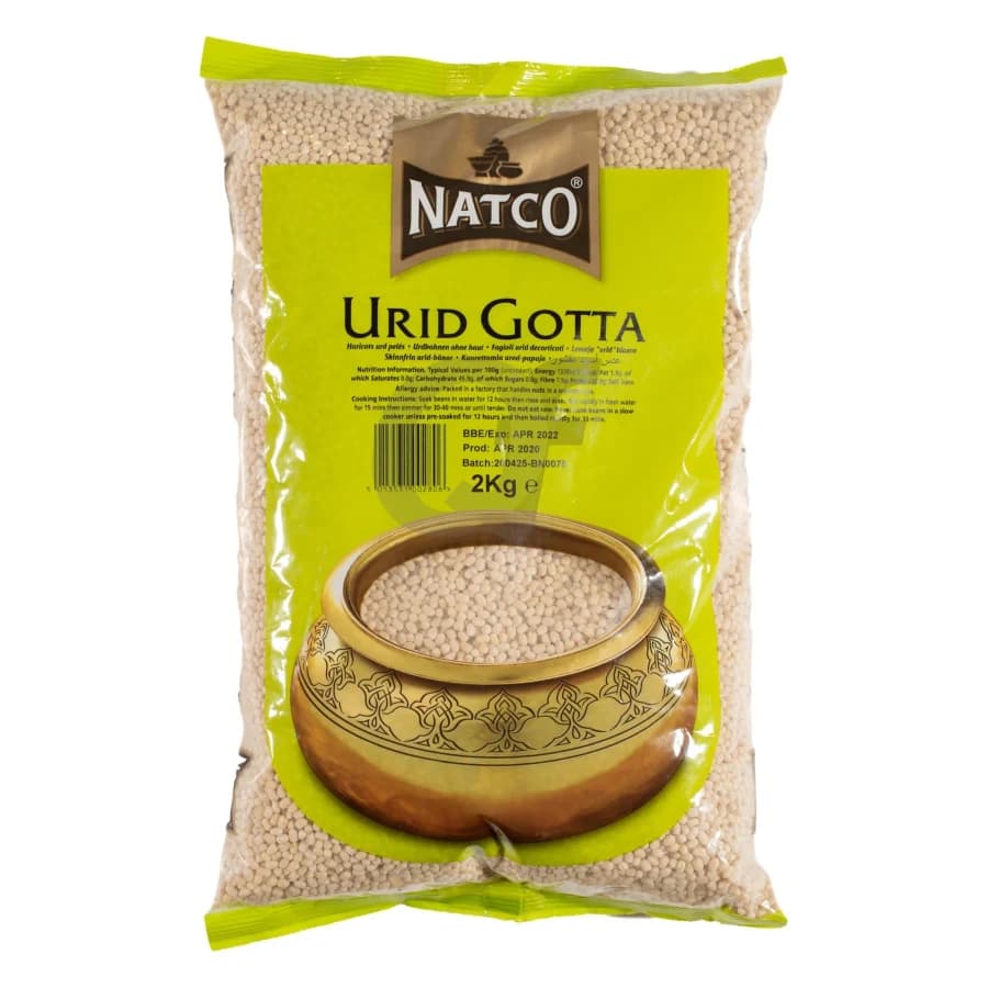 NATCO URID WHOLE 5kg product image at MK Punjabi Sweets UK