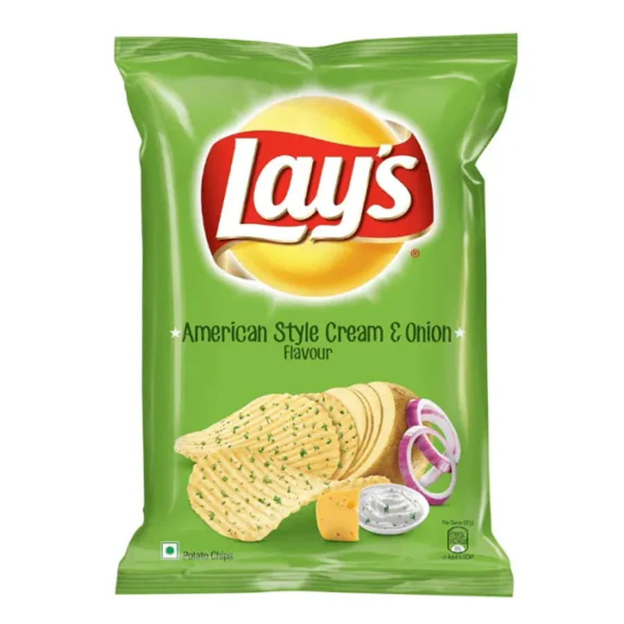LAYS American Style Cream Onion 509 30 1 8 49 849 2 N product image at MK Punjabi Sweets UK