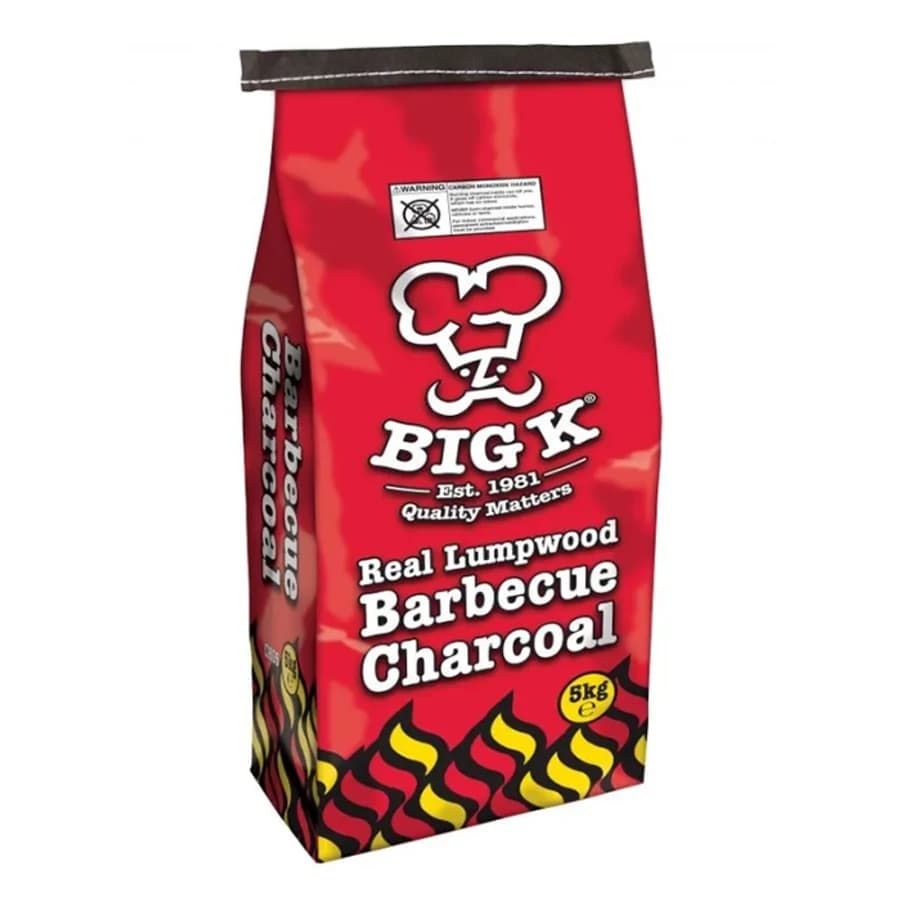 BIGK LUMPWOOD CHARCOAL 5kg product image at MK Punjabi Sweets UK