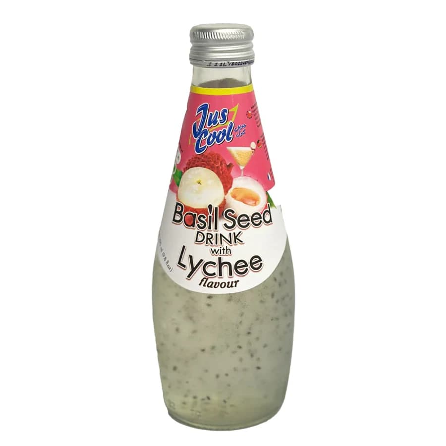 Yuscool Bagi Seed Drink Lychee 290m 12 1 Se Ue product image at MK Punjabi Sweets UK