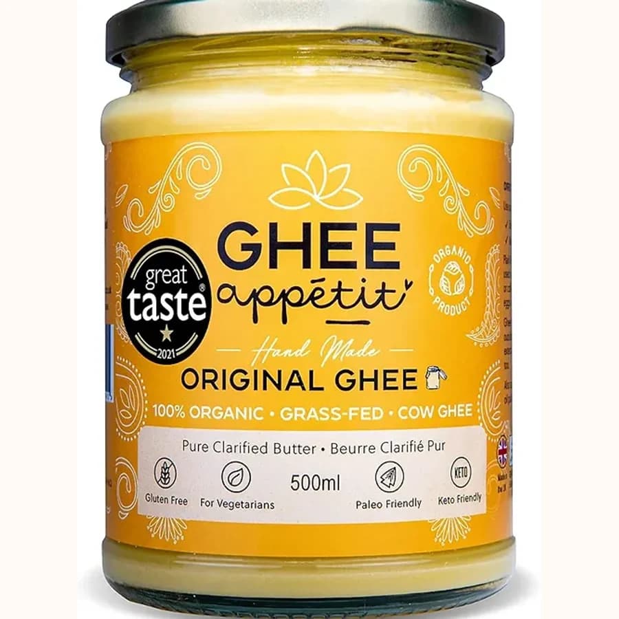 G A Original Organic Cow Ghee 500ml product image at MK Punjabi Sweets UK