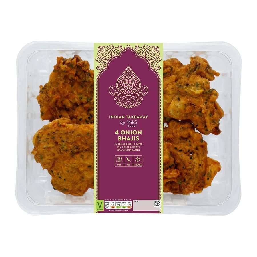 Onion Bhaji (10 per kg) from MK Punjabi Samosa & Pakora poster menu
