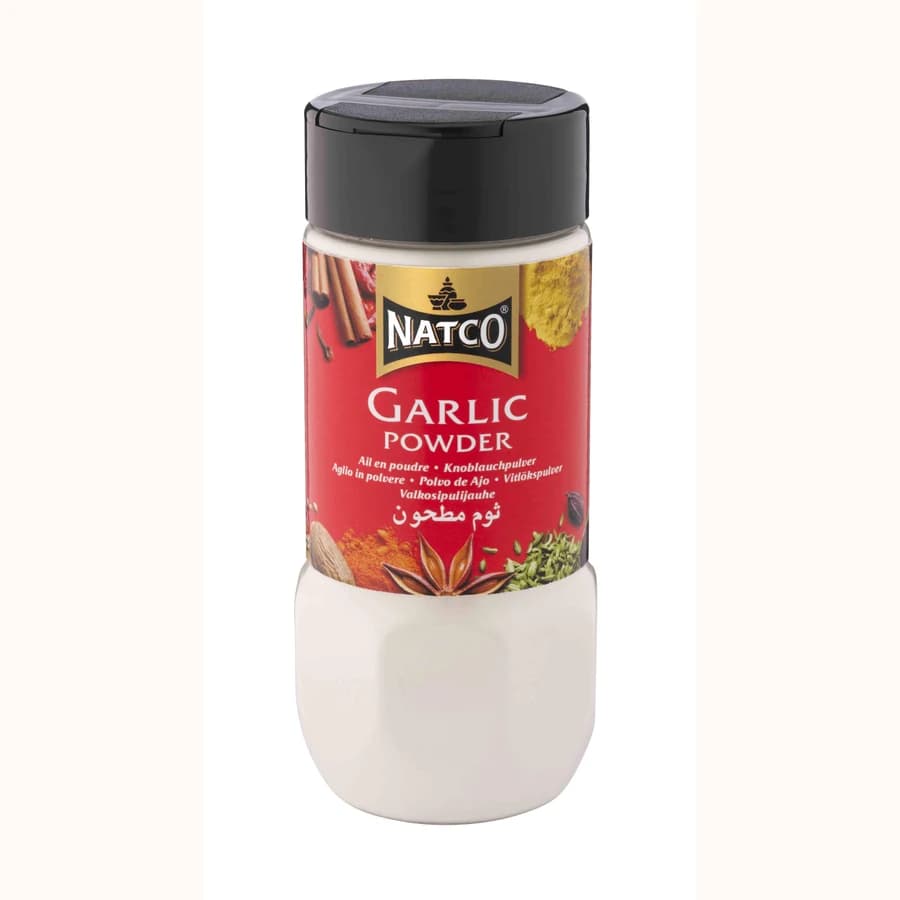 NATCO GARLIC POWDER JARS 100g product image at MK Punjabi Sweets UK