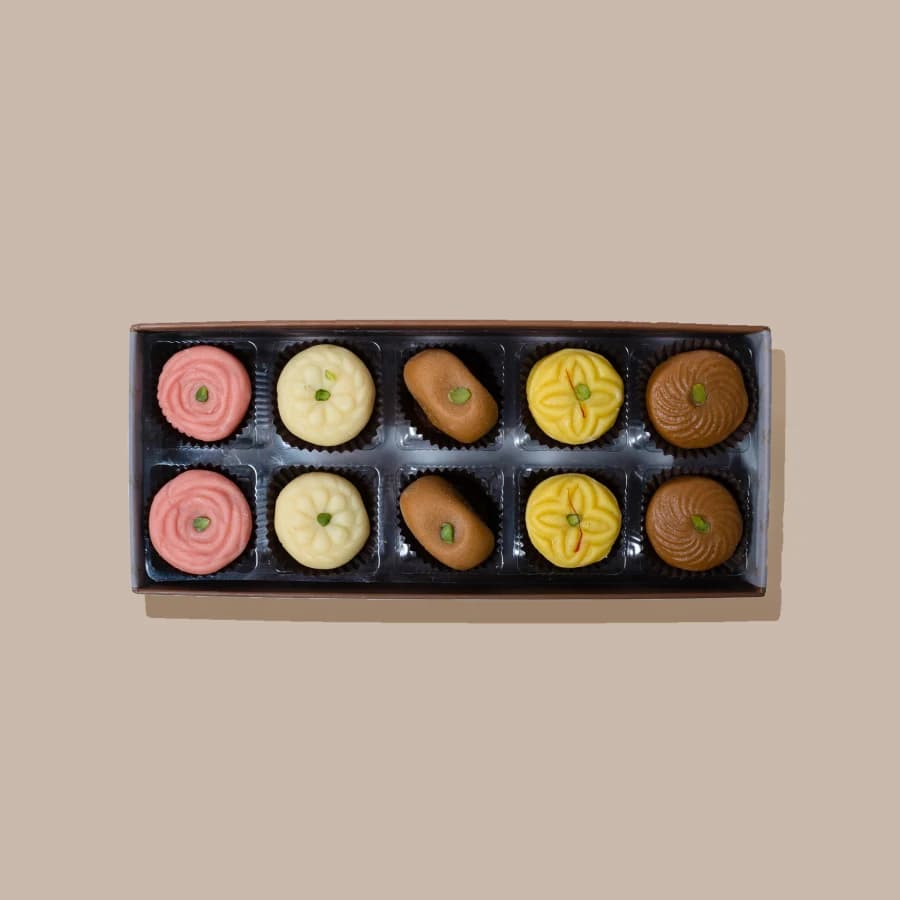 Khoya Pedha product image at MK Punjabi Sweets UK