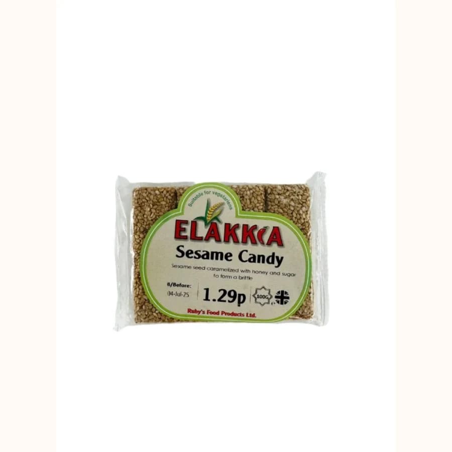 Elakkia Sesame Candy 100g product image at MK Punjabi Sweets UK
