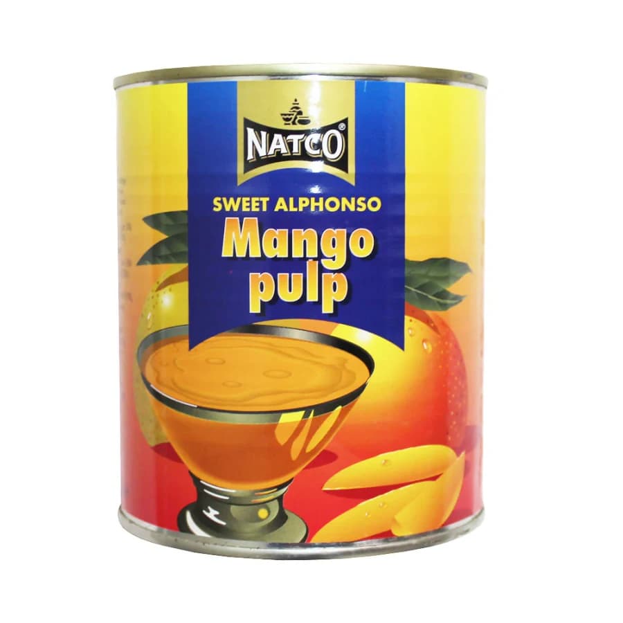 Natco Alphanso Mango Pulp 850g product image at MK Punjabi Sweets UK