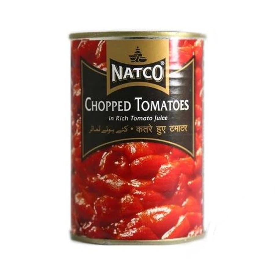 NATCO CHOPPED TOMATOES A I Aes product image at MK Punjabi Sweets UK
