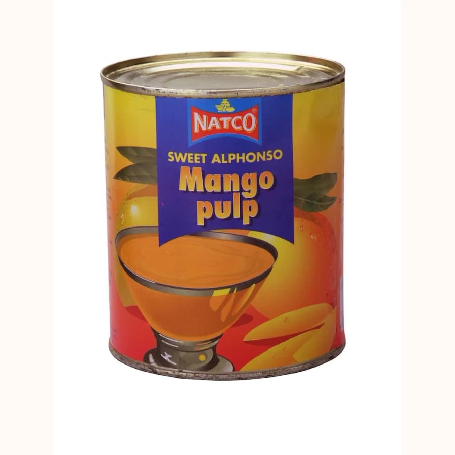 NATCO Mango Pulp Alphonso 4509 12 1 Iso Fen product image at MK Punjabi Sweets UK